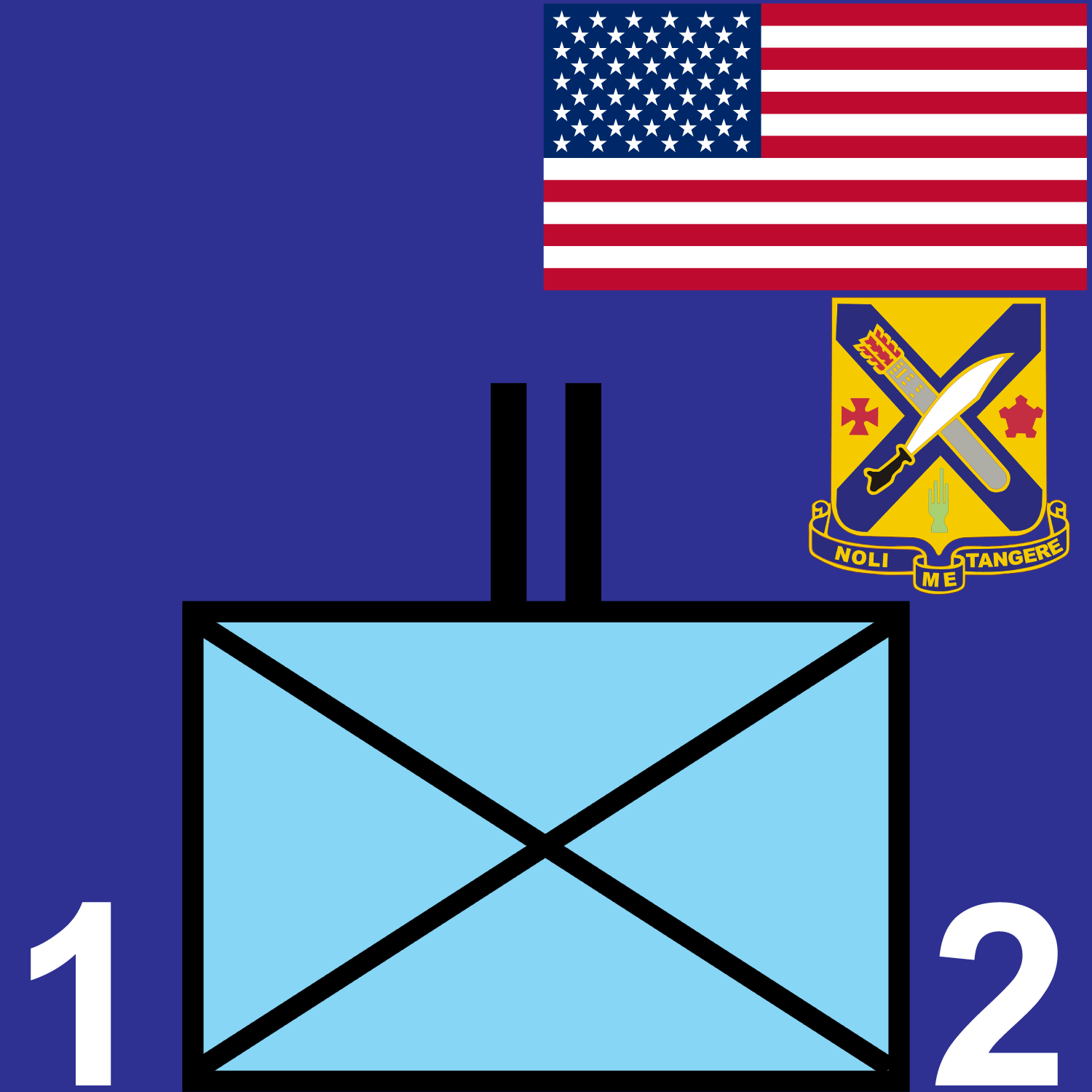 1st Battalion, 2d Infantry Regiment icon